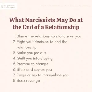 What a Narcissist Does at the End of a Relationship