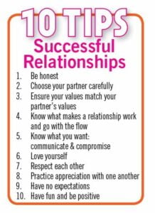 10 Tips for a Good Relationship