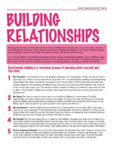 Build a Relationship Meaning
