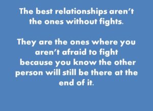 Do Good Relationships Have Fights