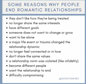 Good Reasons to End a Relationship