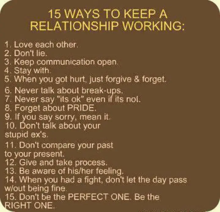 Good Rules for a Relationship 11652