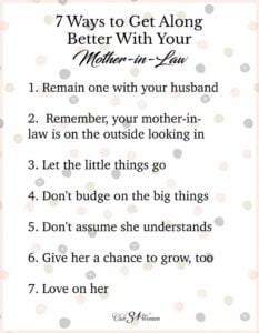 How to Make Good Relationship With Mother in Law