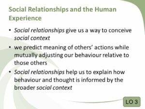 What Does Social Relationship Mean