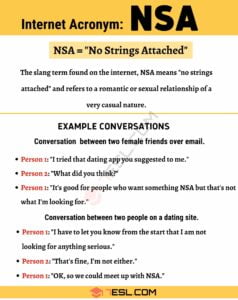 What Means Nsa Relationship