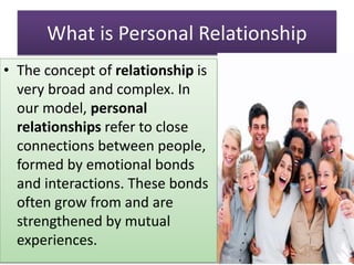 What is Personal Relationship 12213