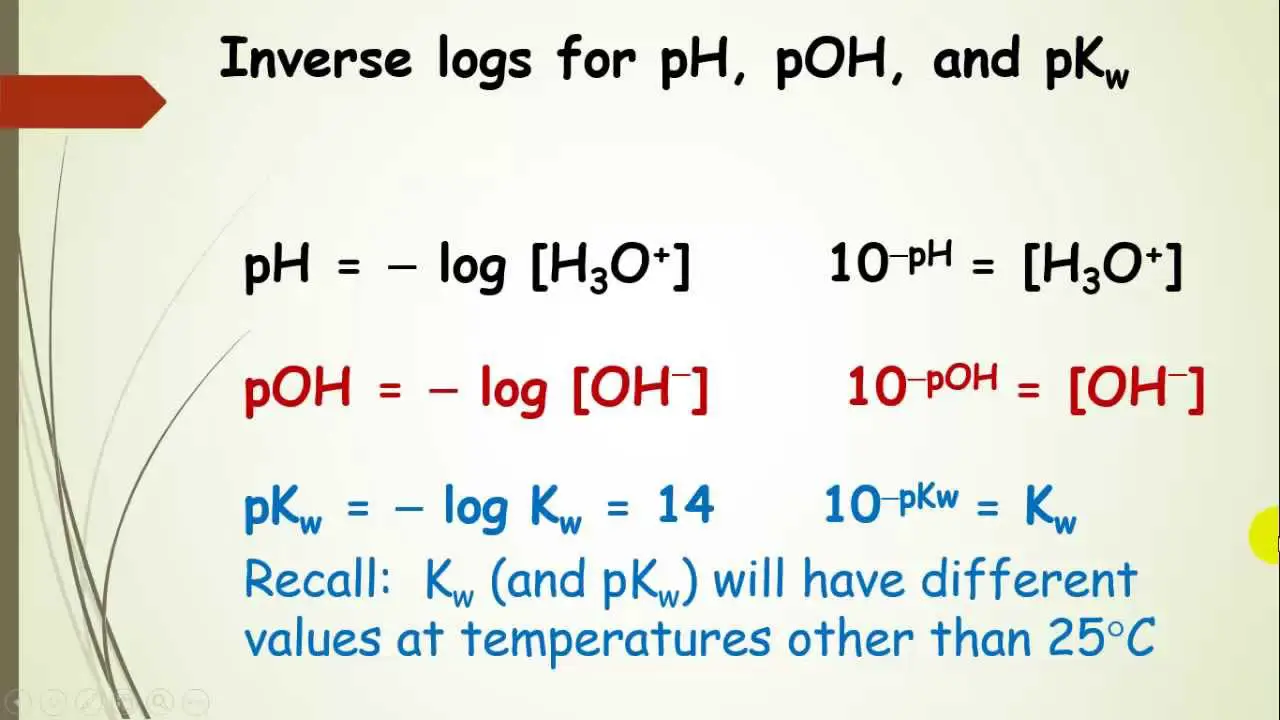 What is the Relationship between Ph And Poh 12384