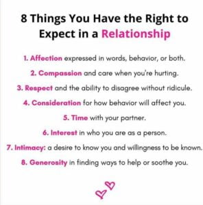 What to Expect in a Relationship