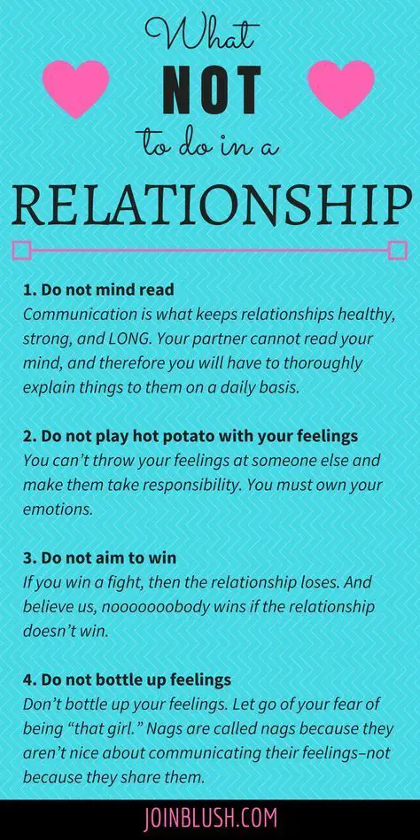What to Not Do in a Relationship 12127