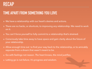 Why Time Apart is Good for a Relationship