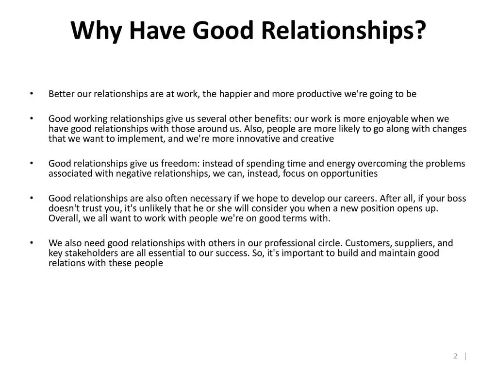Why are Good Working Relationships Important 11955