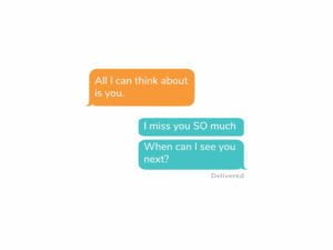 Long Distance Relationship Text Ideas