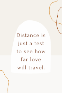 What is Long Distance Relationship Quotes