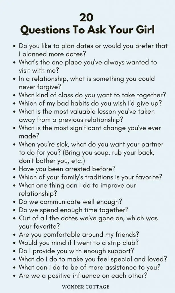 relationship questions