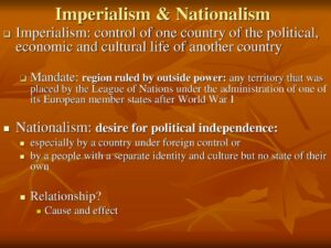 What is the Relationship between Imperialism And Nationalism