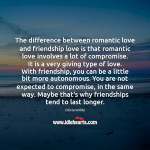 Friendship Love Vs Romantic Love