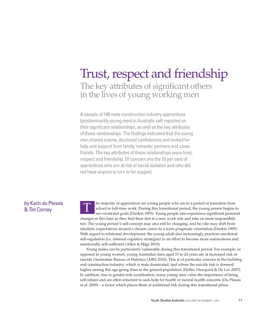 How Important is Trust in a Friendship