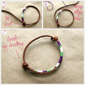 How to Make Leather Friendship Bracelets