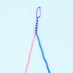 How to Make a Friendship Bracelet With 2 Strings