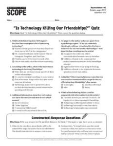 Is Technology Killing Our Friendships Answers