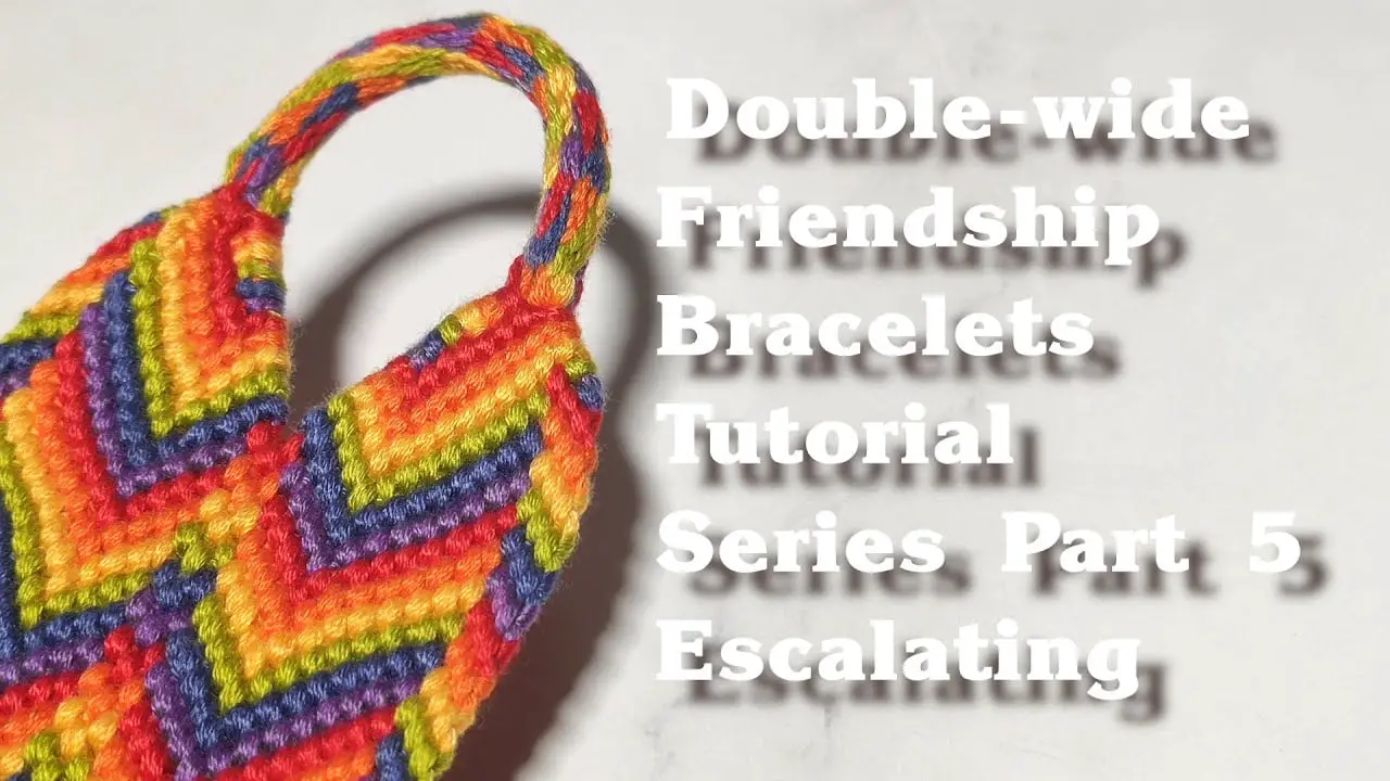 How to Make Wide Friendship Bracelets