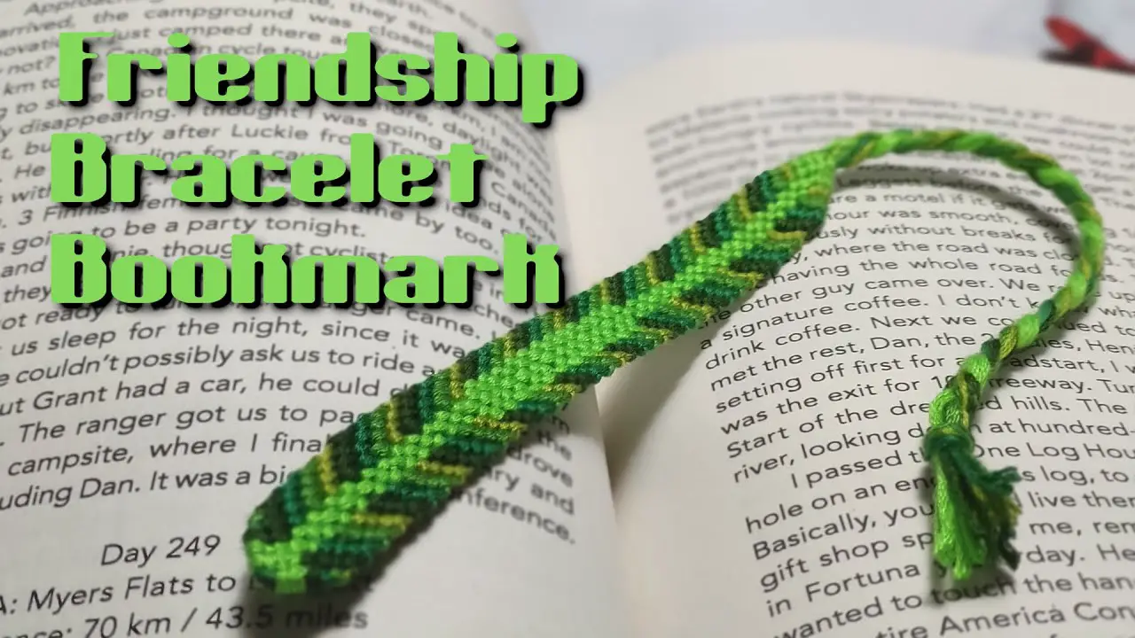 How to Make a Friendship Bracelet Bookmark