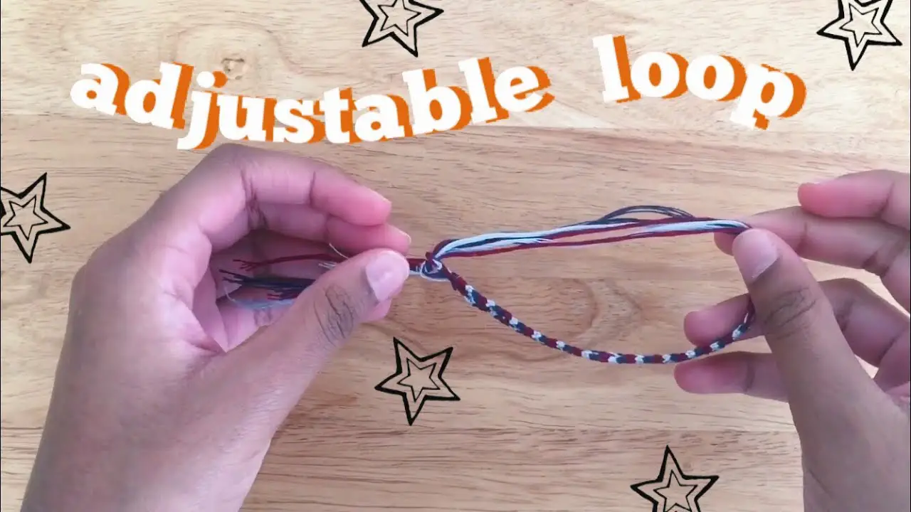 How to Make an Adjustable Friendship Bracelet With a Loop