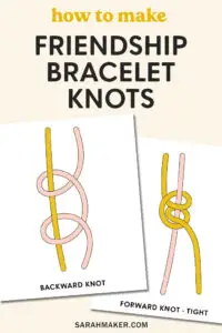 How to Make a Backwards Knot for Friendship Bracelets