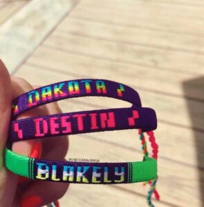 Custom Friendship Bracelets With Names
