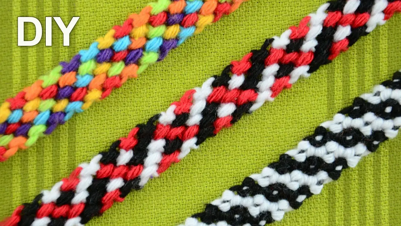 How to Make a Rag Rug Friendship Bracelet
