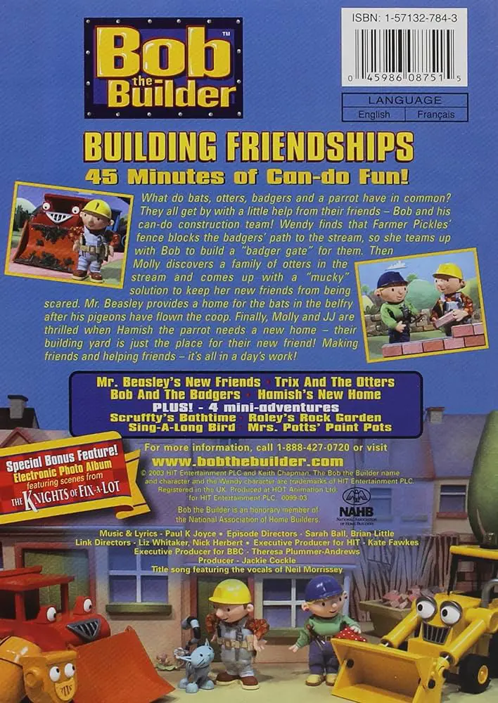 Bob the Builder Building Friendships