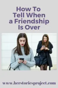 Signs a Friendship is Over
