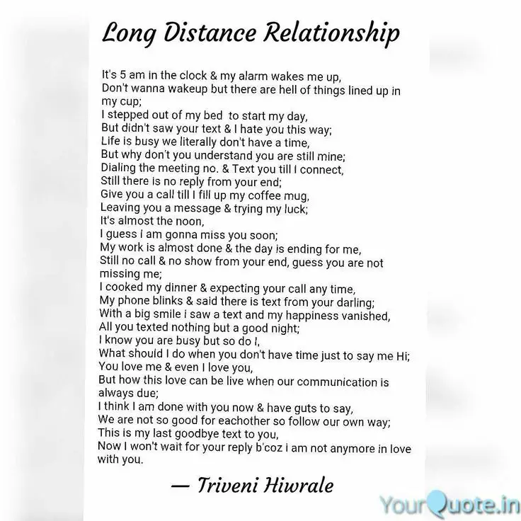 How to Break Up a Long Distance Relationship Over Text