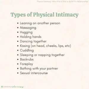 What Does Physical Contact Mean in a Relationship