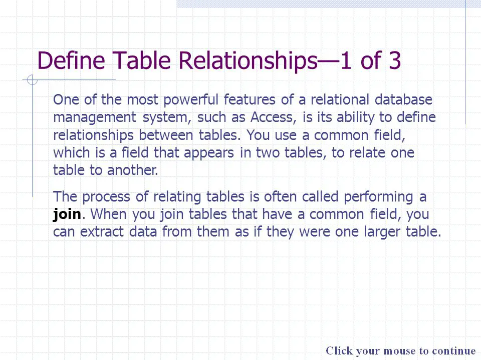 What Does Relationship Mean in Database