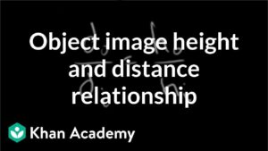 What is the Relationship between Object Distance And Image Height