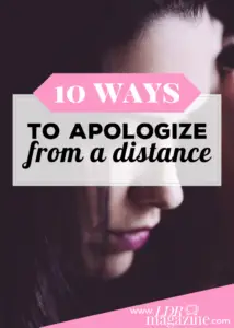 How to Apologize in a Long Distance Relationship
