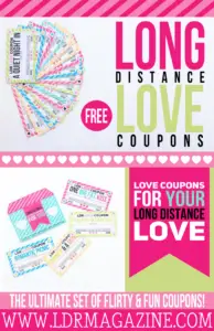 Long Distance Relationship Coupon Ideas