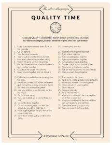 What Does Quality Time Means in a Relationship