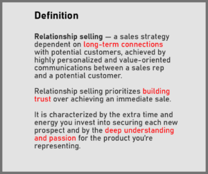 What Does Relationship Selling Mean