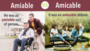 What is Amicable Relationship Mean